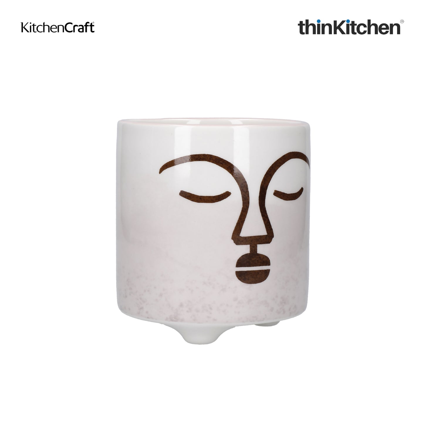Kitchencraft Mini Planter With Terracotta Face Design