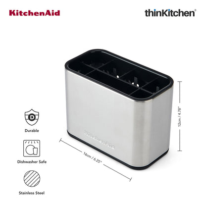 Premium Stainless Steel Sink Brush Caddy