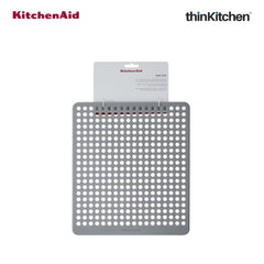 KitchenAid Silicone Sink Protector Mat, Heat Resistant Sink Guard, Grey