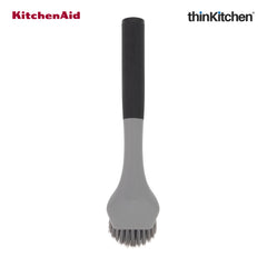 KitchenAid Cast Iron Cleaning Sink Brush, Grey - 26cm | Dishwasher Safe