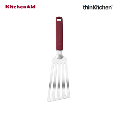 KitchenAid Stainless Steel Flexible Turner Spatula - Empire Red, 31.5cms | Heat Resistant