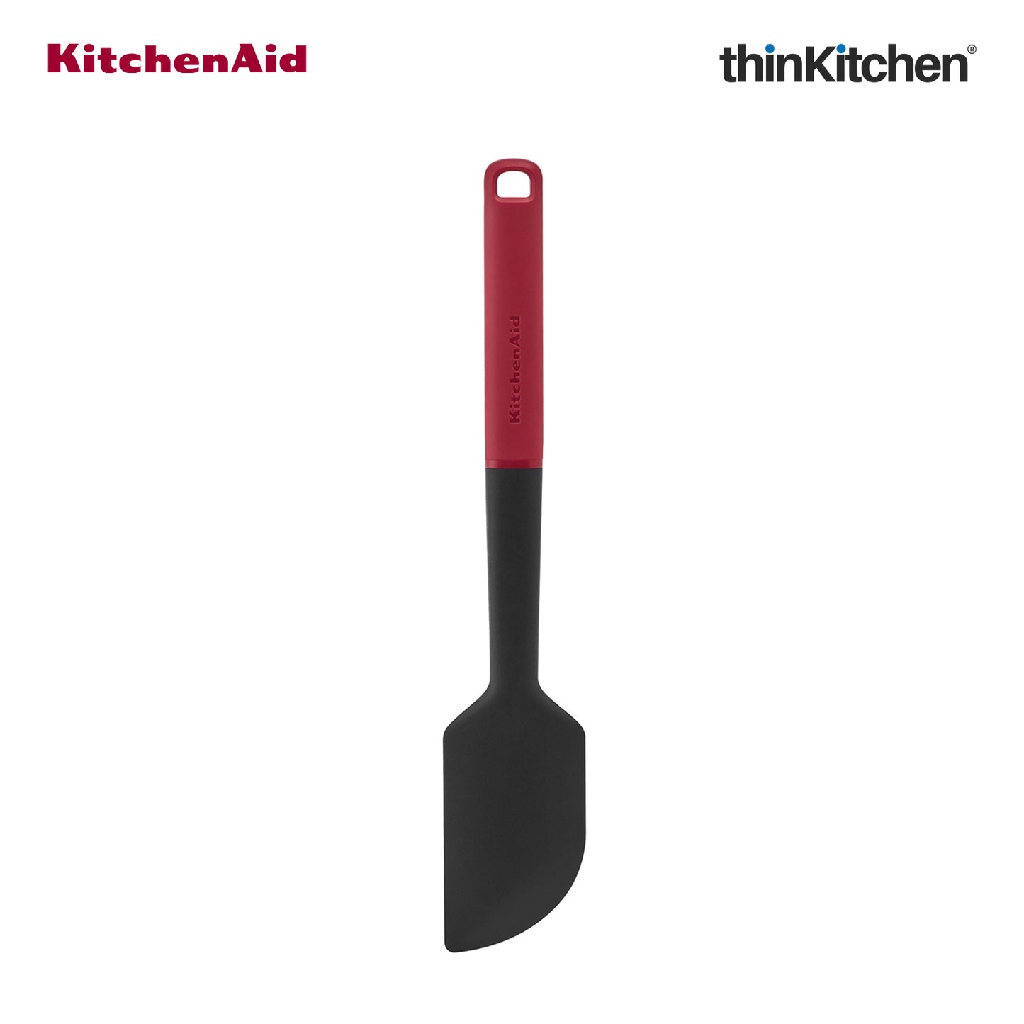 KitchenAid Silicone Scraper Spatula - Empire Red, 30cm | Heat Resistant