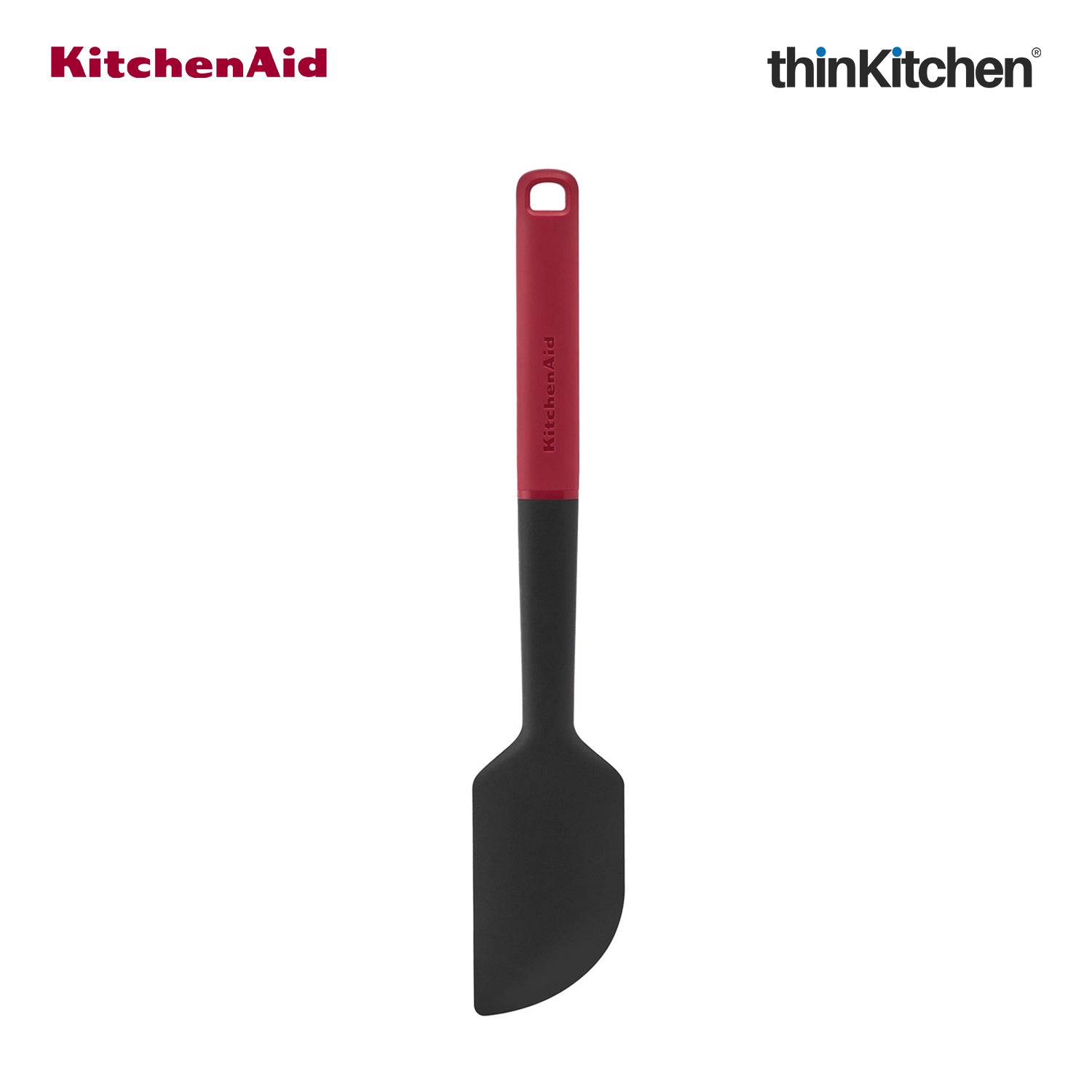 KitchenAid Silicone Scraper Spatula - Empire Red, 30cm | Heat Resistant - 7