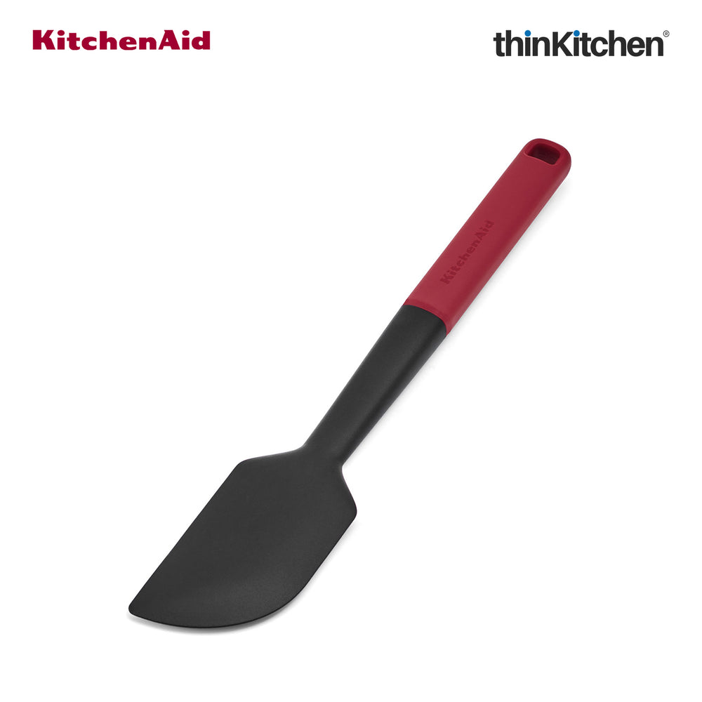 KitchenAid Silicone Scraper Spatula - Empire Red, 30cm | Heat Resistant