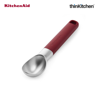 KitchenAid Ice Cream Scoop With Ergonomic Handle - Empire Red,  21cm