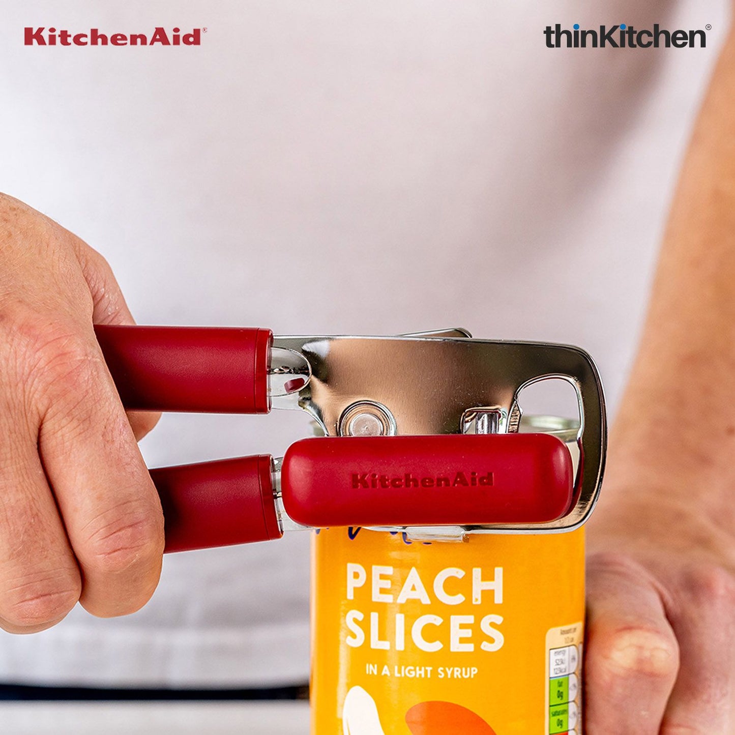 Premium Multifunction Manual Tin, Can, Bottle Opener with Stainless Steel Blade -  Empire Red