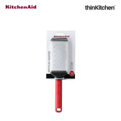 KitchenAid Stainless Steel Medium Grater with Bi-Directional Blades for Vegetables, Cheese, Chocolates