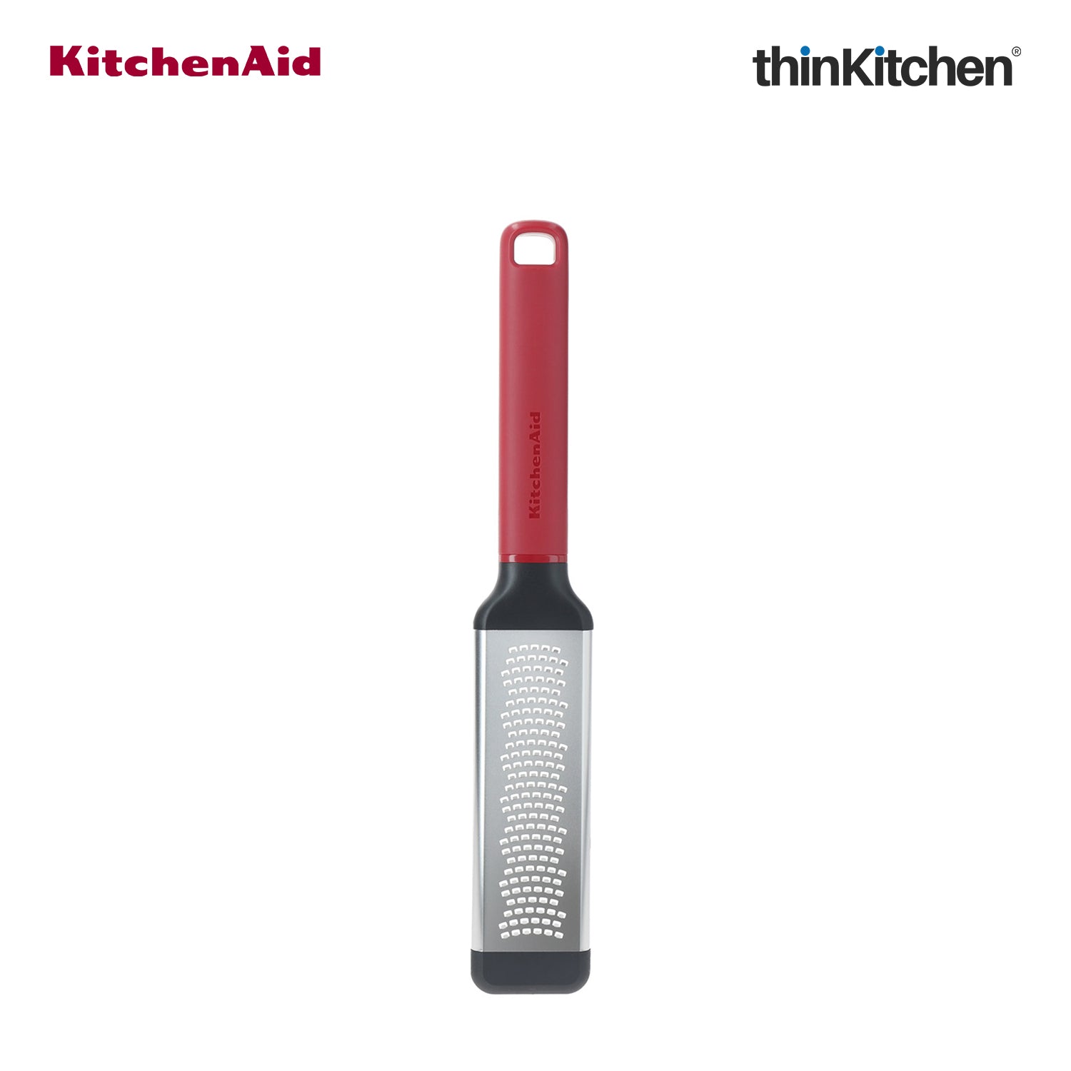 KitchenAid Premium Stainless Steel Multipurpose Fine Bi-Directional Grater & Zester - Empire Red - 6