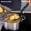 KitchenAid Slotted Spoon, Matte Black, Heat Resistant Cooking Utensil, Non-Stick Safe with Durable Handle, 34cm