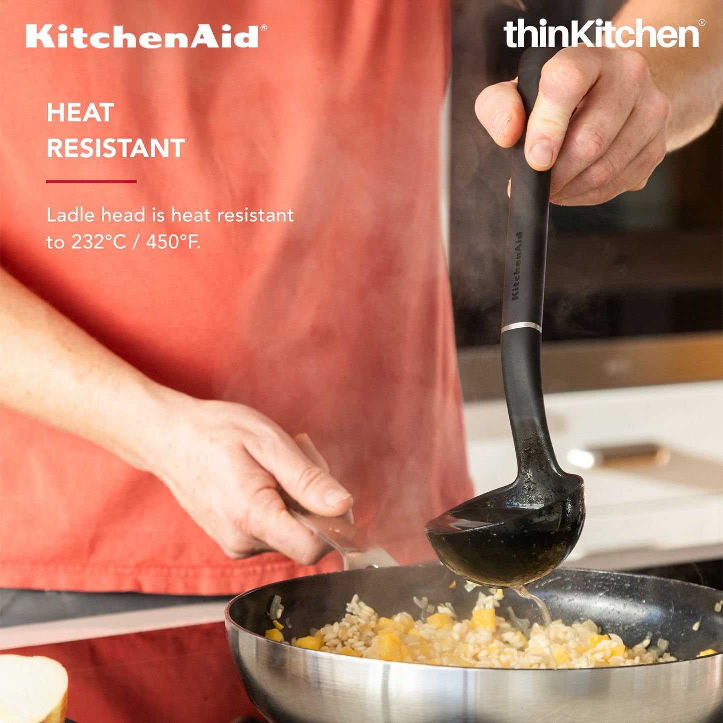 KitchenAid Utility Whisk, Matte Black, Heat Resistant Cooking Utensil, Non-Stick Safe with Durable Handle, 27cm