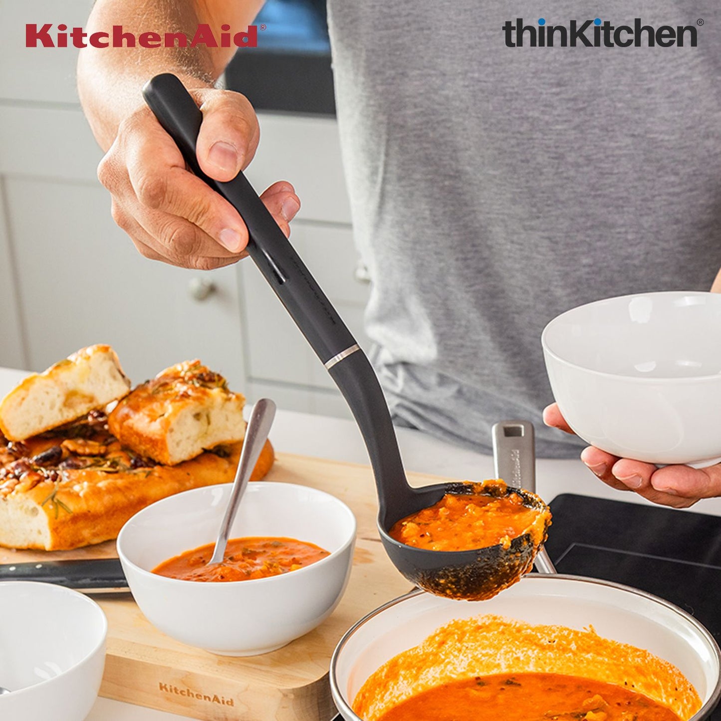 KitchenAid Utility Whisk, Matte Black, Heat Resistant Cooking Utensil, Non-Stick Safe with Durable Handle, 27cm