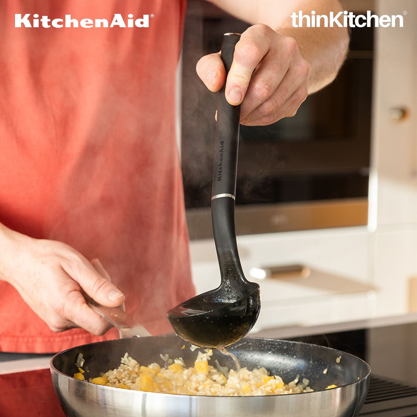 KitchenAid Utility Whisk, Matte Black, Heat Resistant Cooking Utensil, Non-Stick Safe with Durable Handle, 27cm