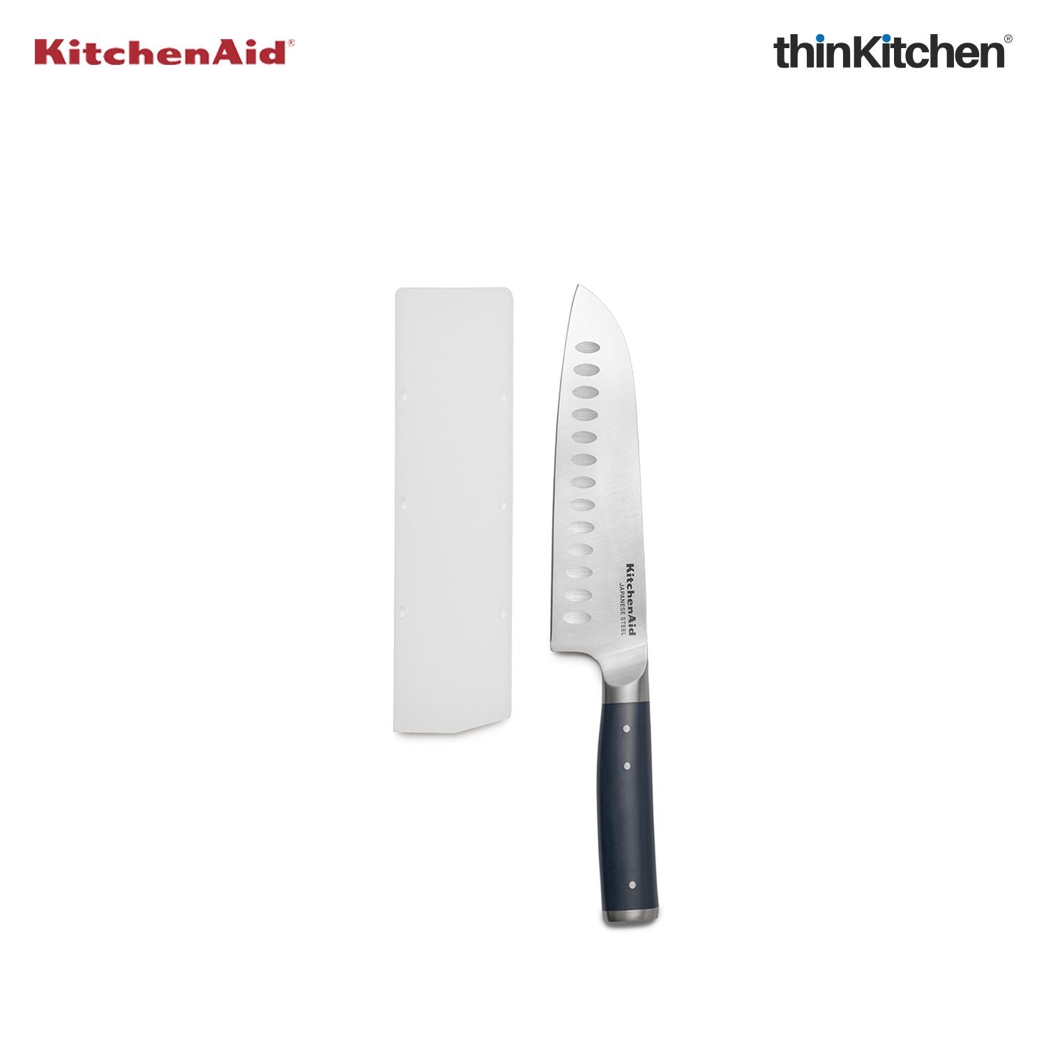 Premium 3Pcs Stainless Steel Knife Set – Sharp Santoku, Utility & Paring Kitchen Knife Set for Cutting, Slicing - 5