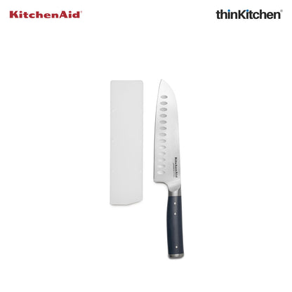 Premium 3Pcs Stainless Steel Knife Set – Sharp Santoku, Utility & Paring Kitchen Knife Set for Cutting, Slicing
