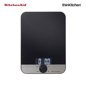KitchenAid Dry and Liquid Glass Top Digital Kitchen Scale  Kitchen Scale