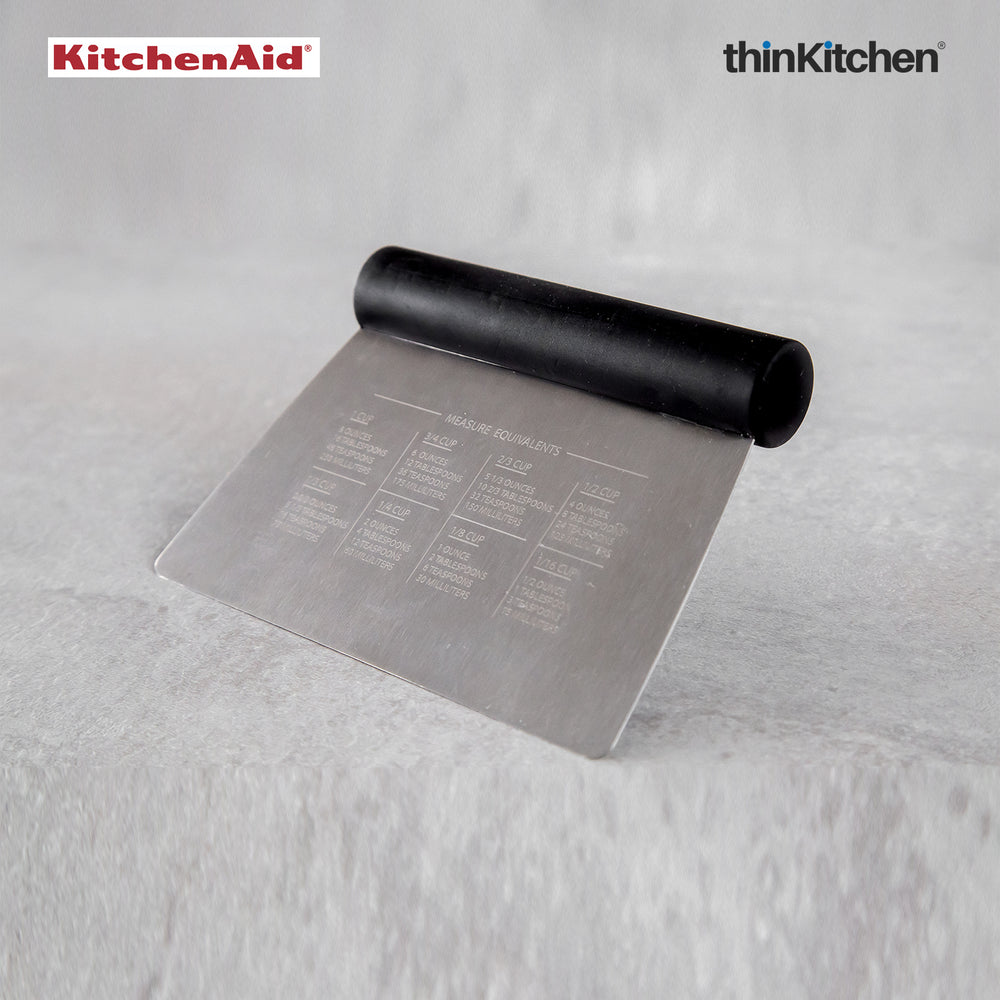 KitchenAid Stainless Steel Multi-Purpose Scraper for Baking & Cooking, 15.2cm