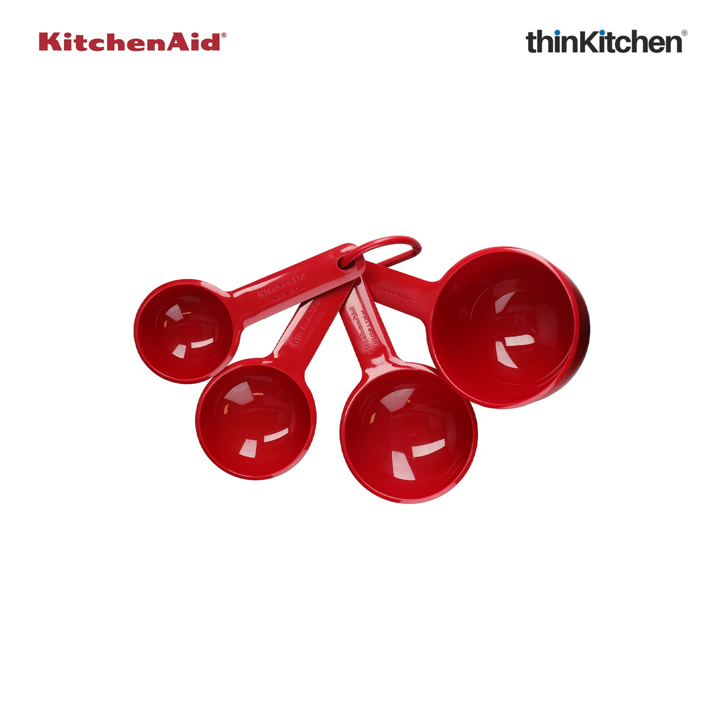 Kitchenaid 4 Pc Measuring Cup Set Empire Red