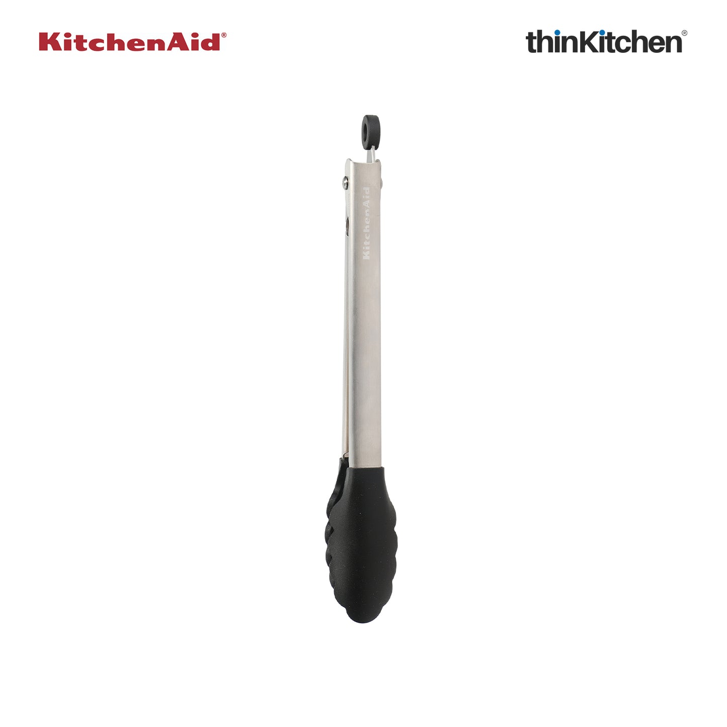 Kitchenaid Kitchen Silicone Tipped Black Tongs
