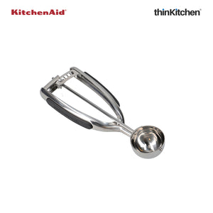 KitchenAid Satinless-steel Ice Cream Scoop with Trigger