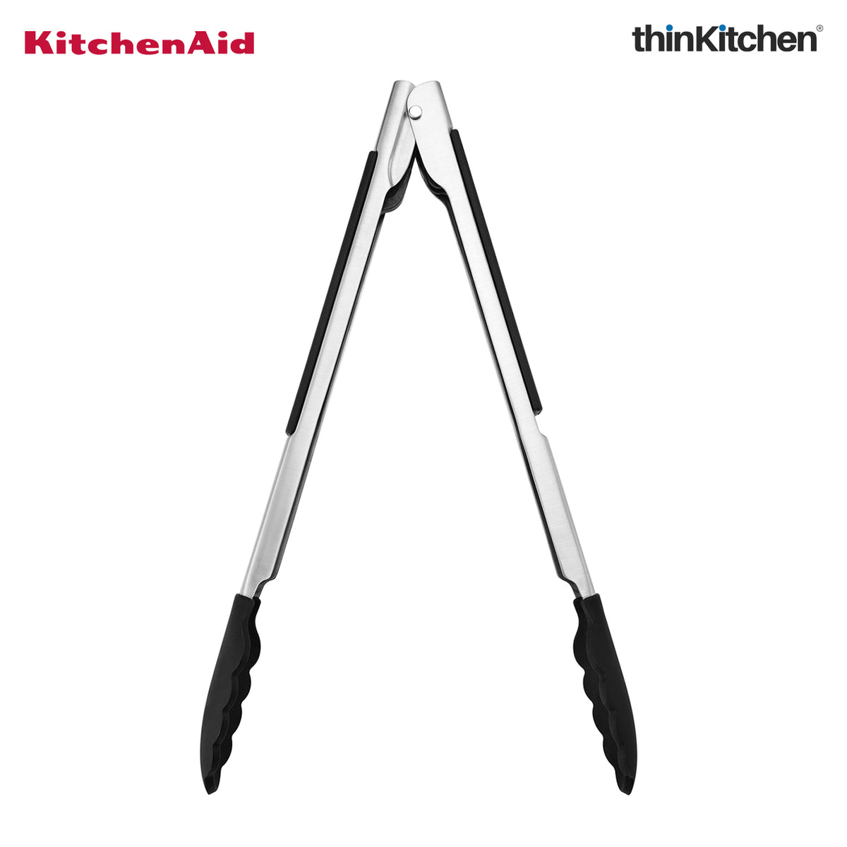 KitchenAid Silicone-Tipped Tongs, 30cm