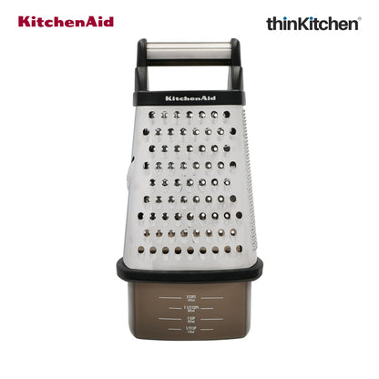 KitchenAid 4-Sided Stainless Steel Box Grater with Storage Container