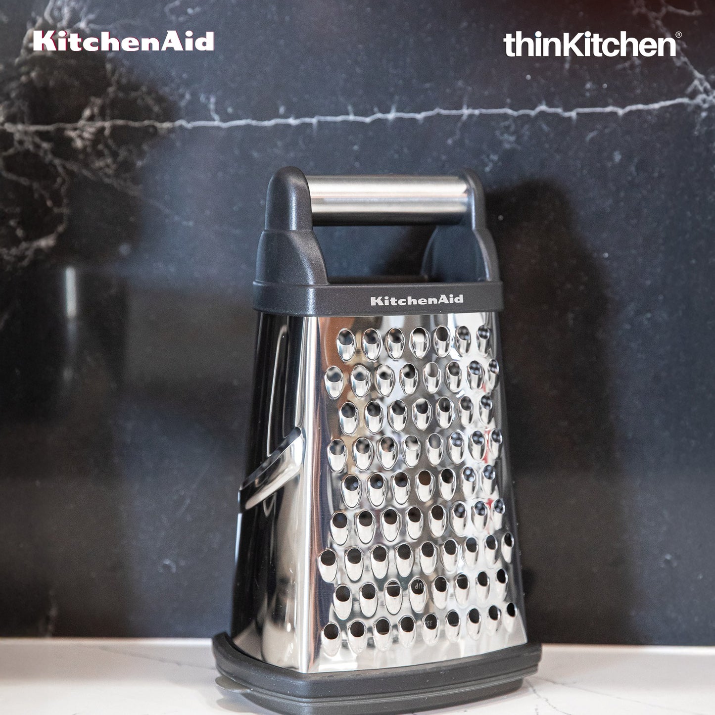 KitchenAid 4-Sided Stainless Steel Box Grater with Storage Container