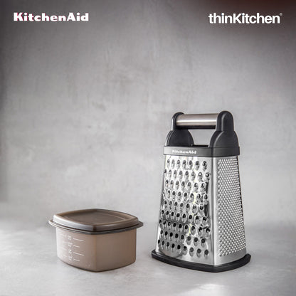 KitchenAid 4-Sided Stainless Steel Box Grater with Storage Container
