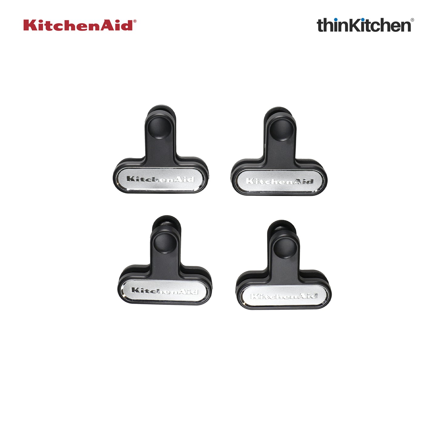 Kitchenaid 4 Pc Food Storage Bag Clips Set Black
