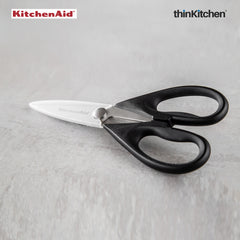 KitchenAid Black Stainless Steel Kitchen Scissors, 22.9cm