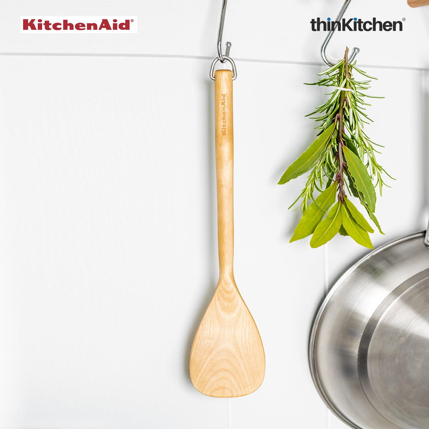 Kitchenaid Birchwood 32 5cm Solid Turner