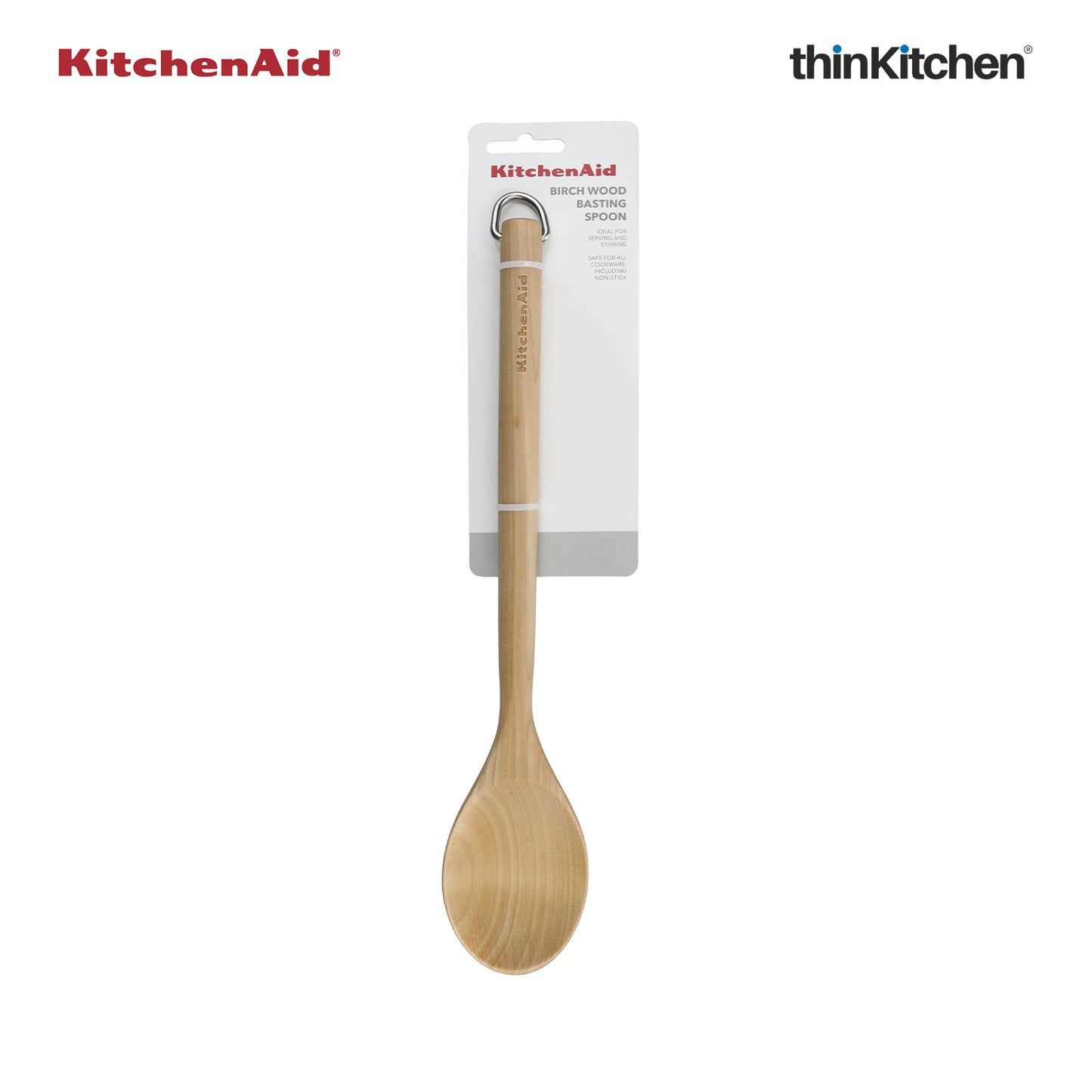 Kitchenaid Birchwood Slotted Spoon Stir Serve Spoon