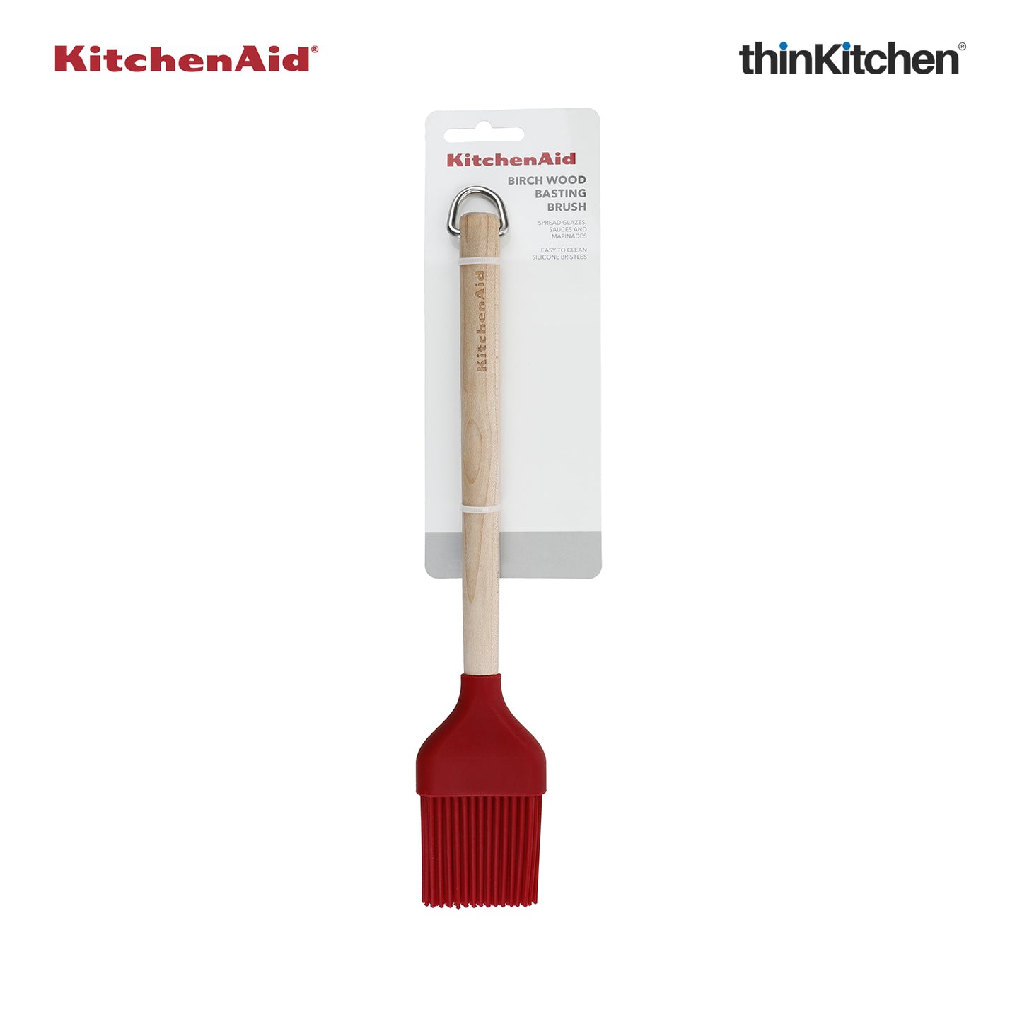 Kitchenaid Birchwood Basting Brush Empire Red