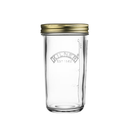 Kilner® Wide Mouth Preserve Jar Mega Combo – The Ultimate Preserving Set (1L, 500ml, 350ml & 200ml)