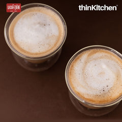 La Cafetiere Set of 2 Double-Wall Cappuccino Glasses - 200ml each