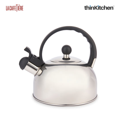 La Cafetiere Stainless Steel 1 3 Litres Whistling Kettle