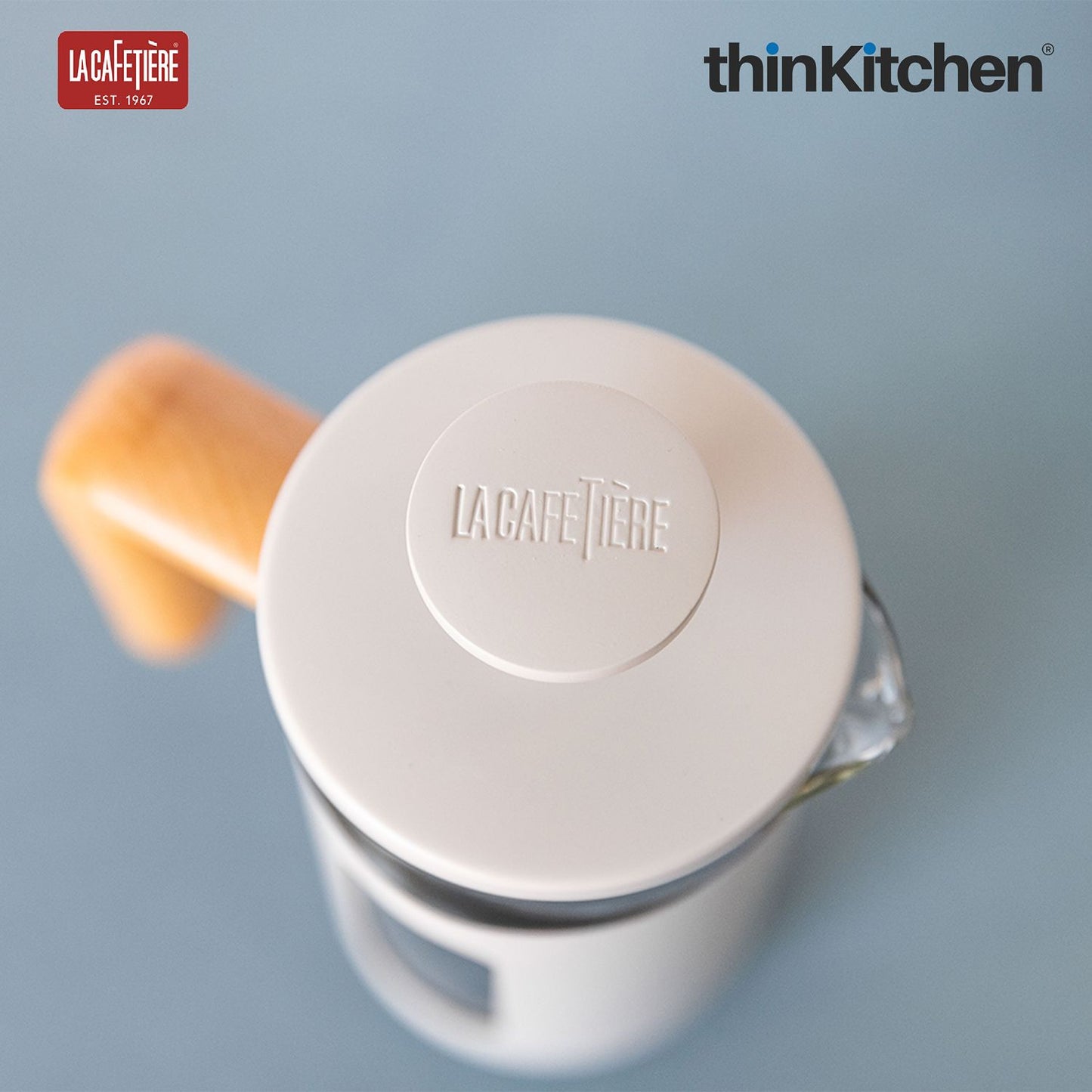 La Cafetiere Pisa Glass Cafetiere with Stainless Steel Frame