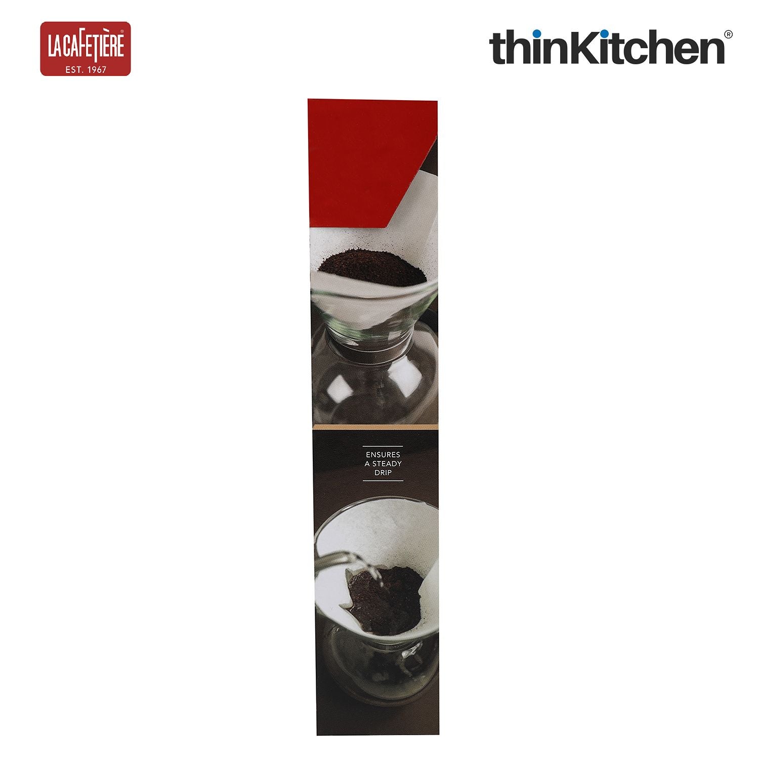 La Cafetiere White Bleached Coffee Filter Papers, 100 Pieces - 3