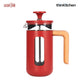 La Cafetière Pisa Stainless Steel Cafetière, 3 Cup, Red
