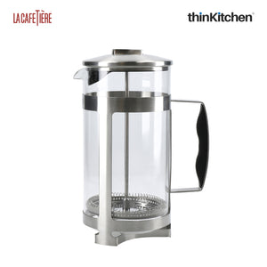 La Cafetiere Trieste Gift Set - 1 litre Cafetiere With Two 230ml Coffee Glasses
