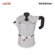 La Cafetière Venice Aluminium Espresso Maker, Three Cup, Silver