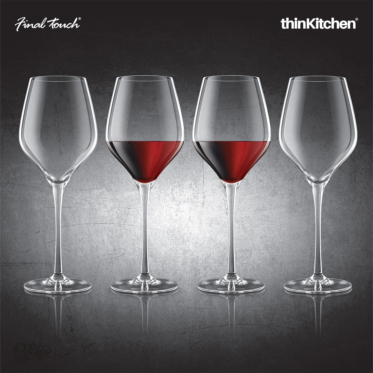 Final Spectacles Buy Final Touch Red Wine Lead Free Crystal Glasses Set Of 4 Online at ...