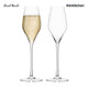 Final Touch Champagne Lead-Free Crystal Glasses - Set of 2