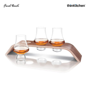 Final Touch Whiskey Flight Tasting Glass - Set of 4