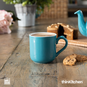 London Pottery Aqua Farmhouse Mug, 250ml