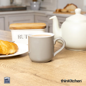 London Pottery Grey Farmhouse Mug, 250ml