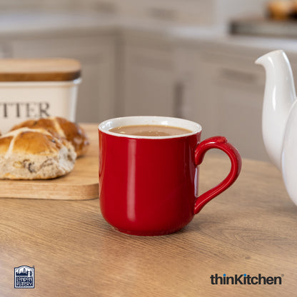 London Pottery Farmhouse Mug Red 250ml