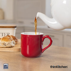 London Pottery 250 ml  Farmhouse Stoneware Mug, Red