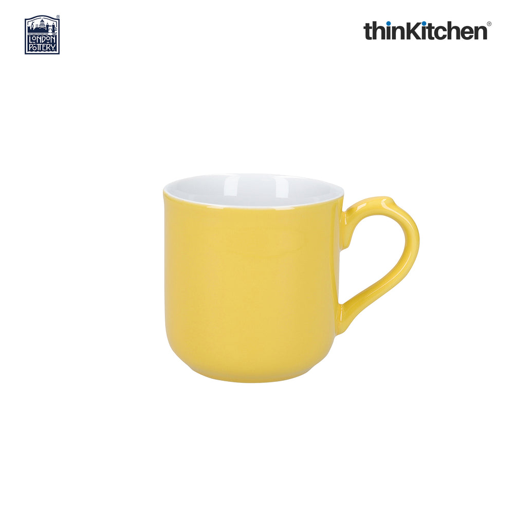 London Pottery Farmhouse 250ml Premium Stoneware Mug for Coffee & Tea - Yellow