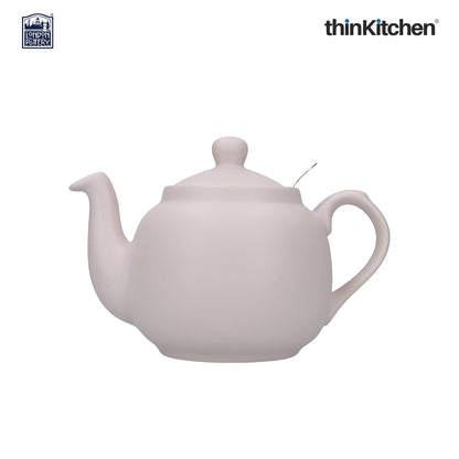 London Pottery London Pottery Farmhouse London Pottery Farmhouse Teapot, Nordic Pink, Four Cup - 900Ml, Gift Boxed