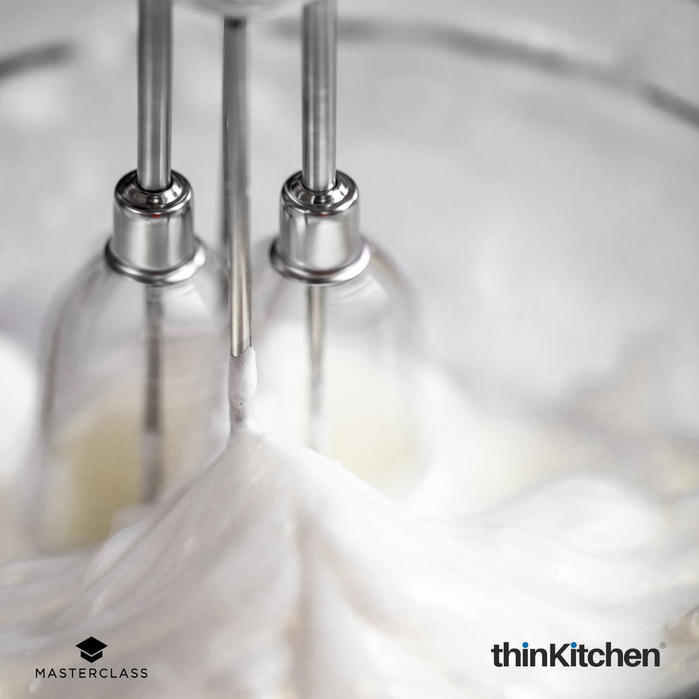 MasterClass 11.8" Deluxe Rotary Premium Stainless Steel Whisk, Silver